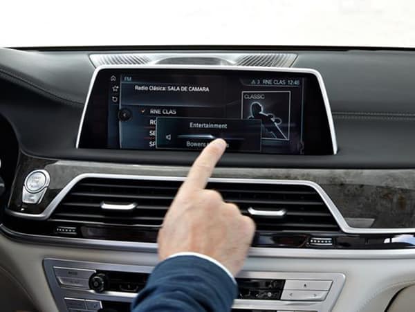 BMW's 7 series features gesture recognition to allow drivers to control its infotainment system with simple hand movements.